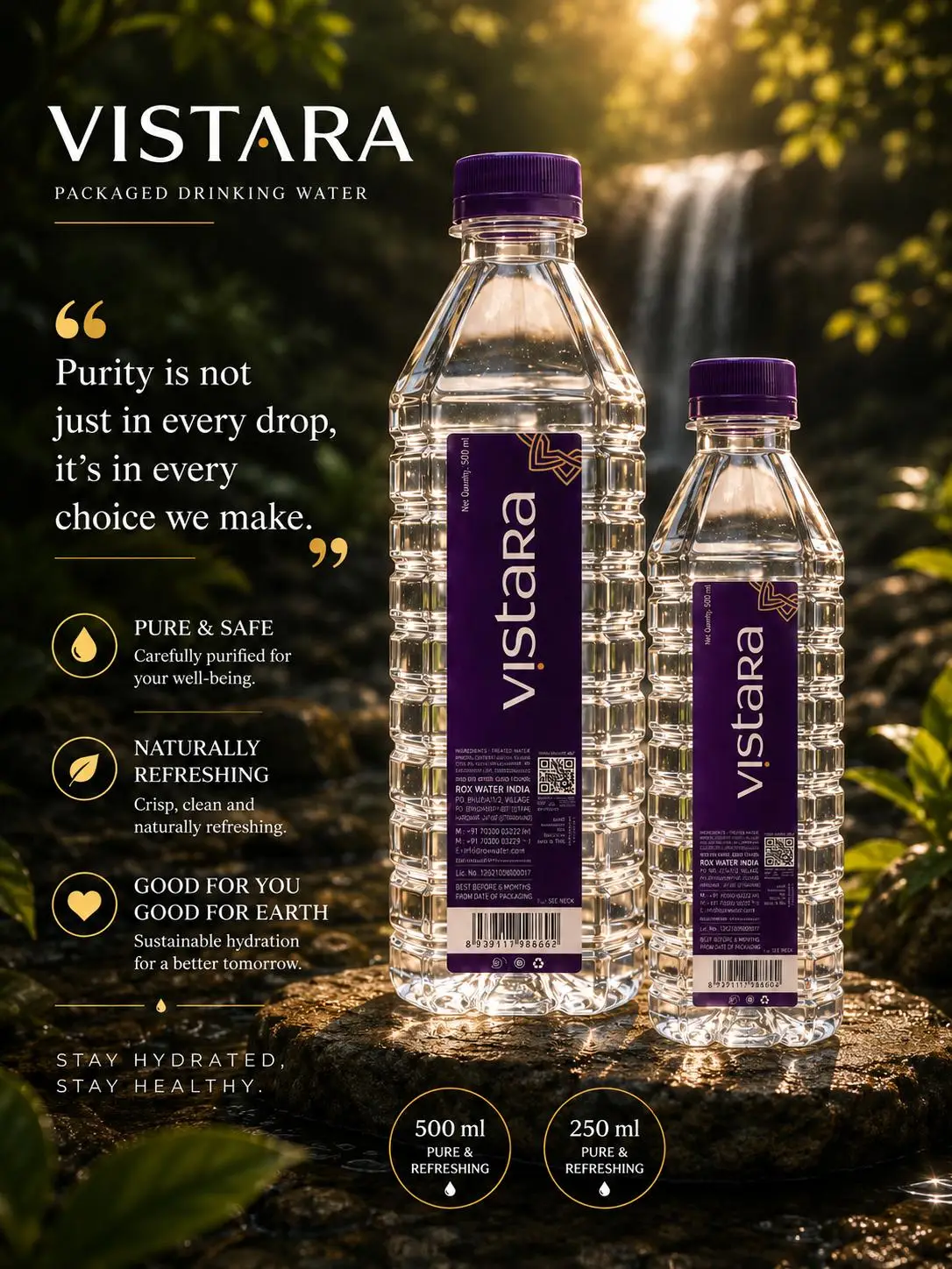 Vistara — supplied by Rox Water India