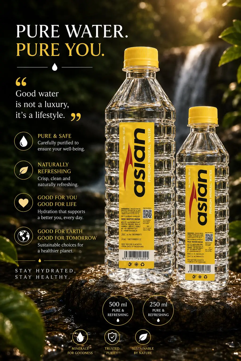 Asian — supplied by Rox Water India